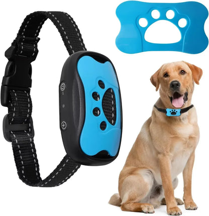 🐶 Rechargeable Safe Anti Bark Dog Collar – Ultrasonic & Vibration Training Device