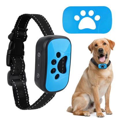 🐶 Rechargeable Safe Anti Bark Dog Collar – Ultrasonic & Vibration Training Device