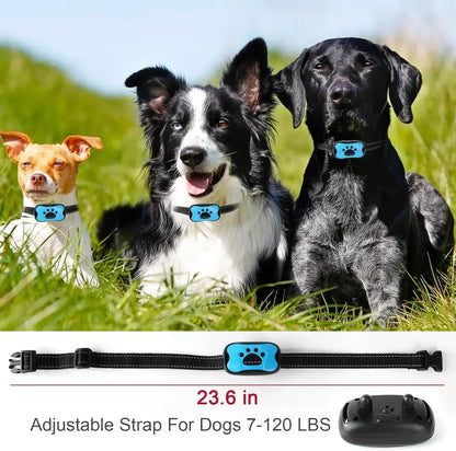 🐶 Rechargeable Safe Anti Bark Dog Collar – Ultrasonic & Vibration Training Device